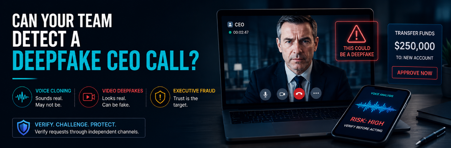 Can Your Team Detect a Deepfake CEO Call