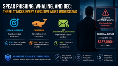 Spear Phishing Whaling and BEC - Three Attacks Every Executive Must Understand - Thumbnail