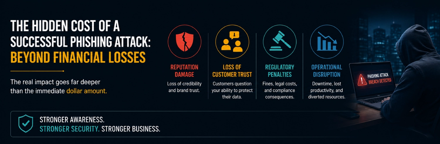 The Hidden Cost of a Successful Phishing Attack Beyond Financial Losses