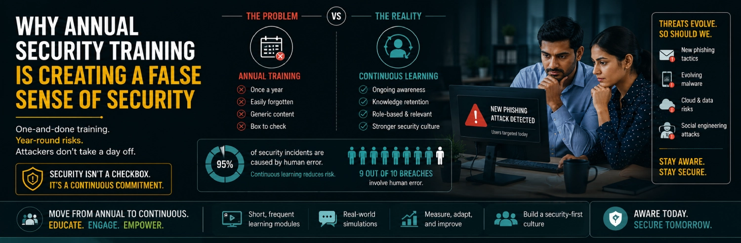 Why Annual Security Training Is Creating a False Sense of Security